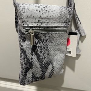 COFI Penny Phone Bag: Ebony Snake